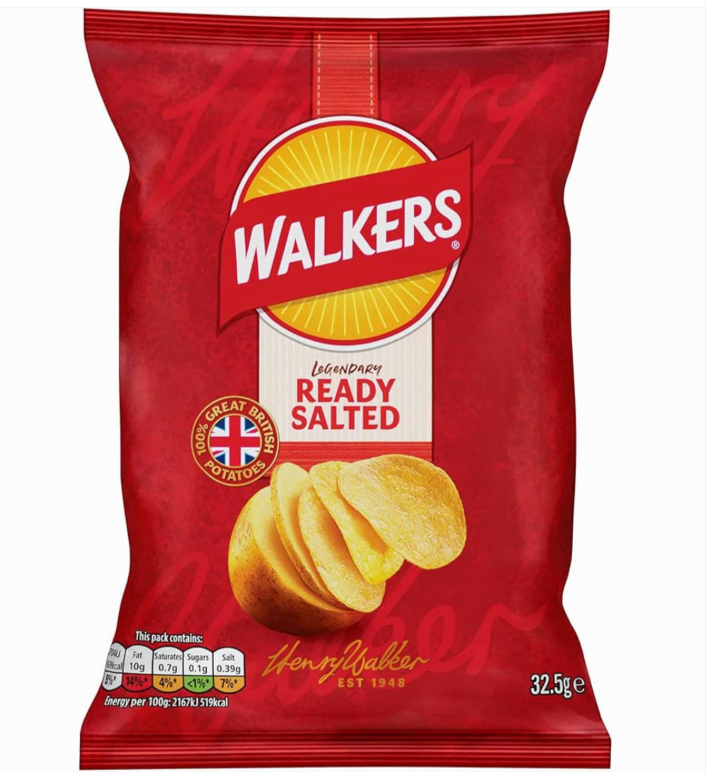 Vegetarian-friendly crisps with no MSG