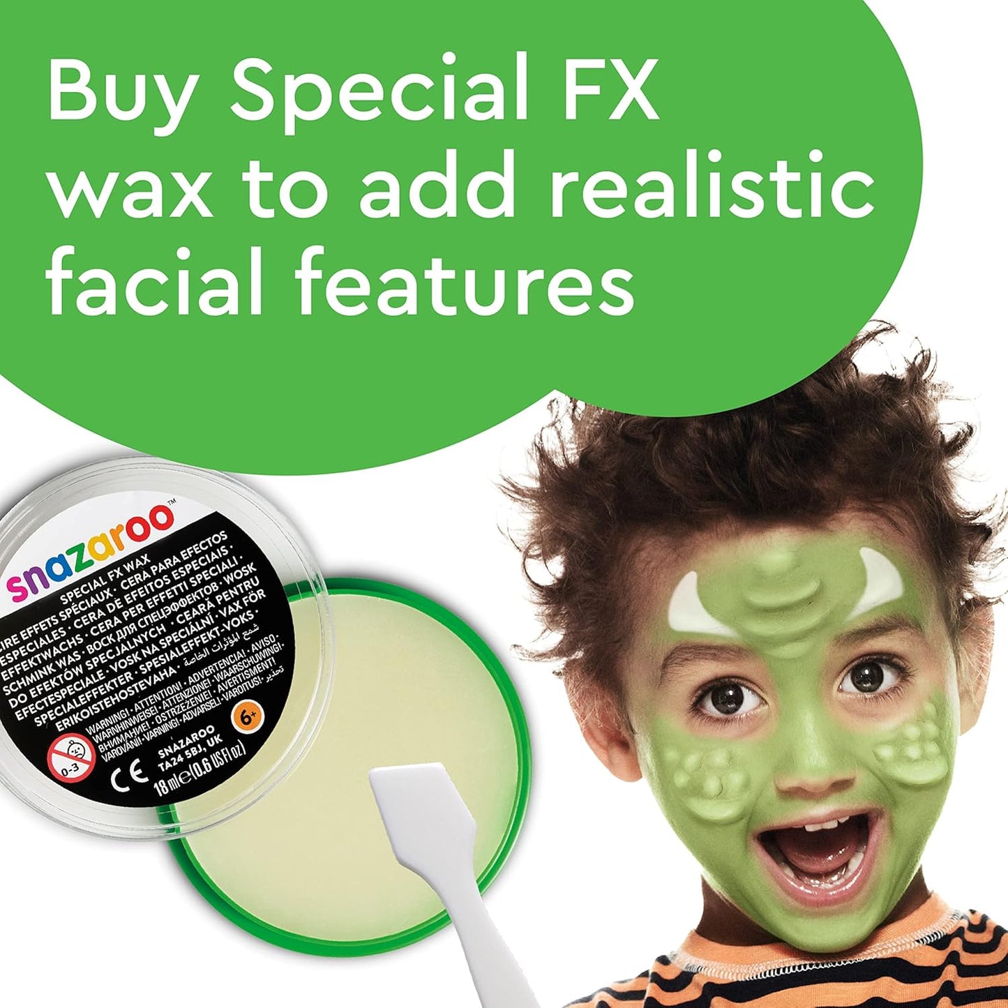 snazaroo party makeup white water based paint