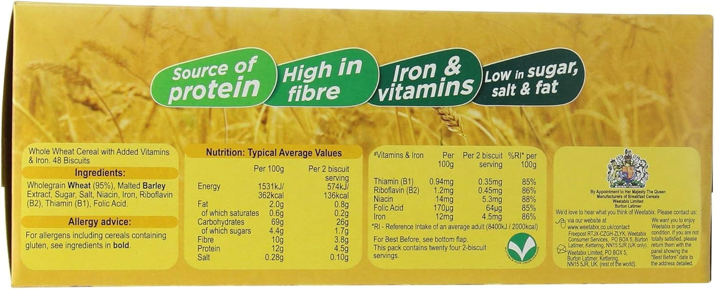 weetabix crunchy wholegrain biscuits 48 pack