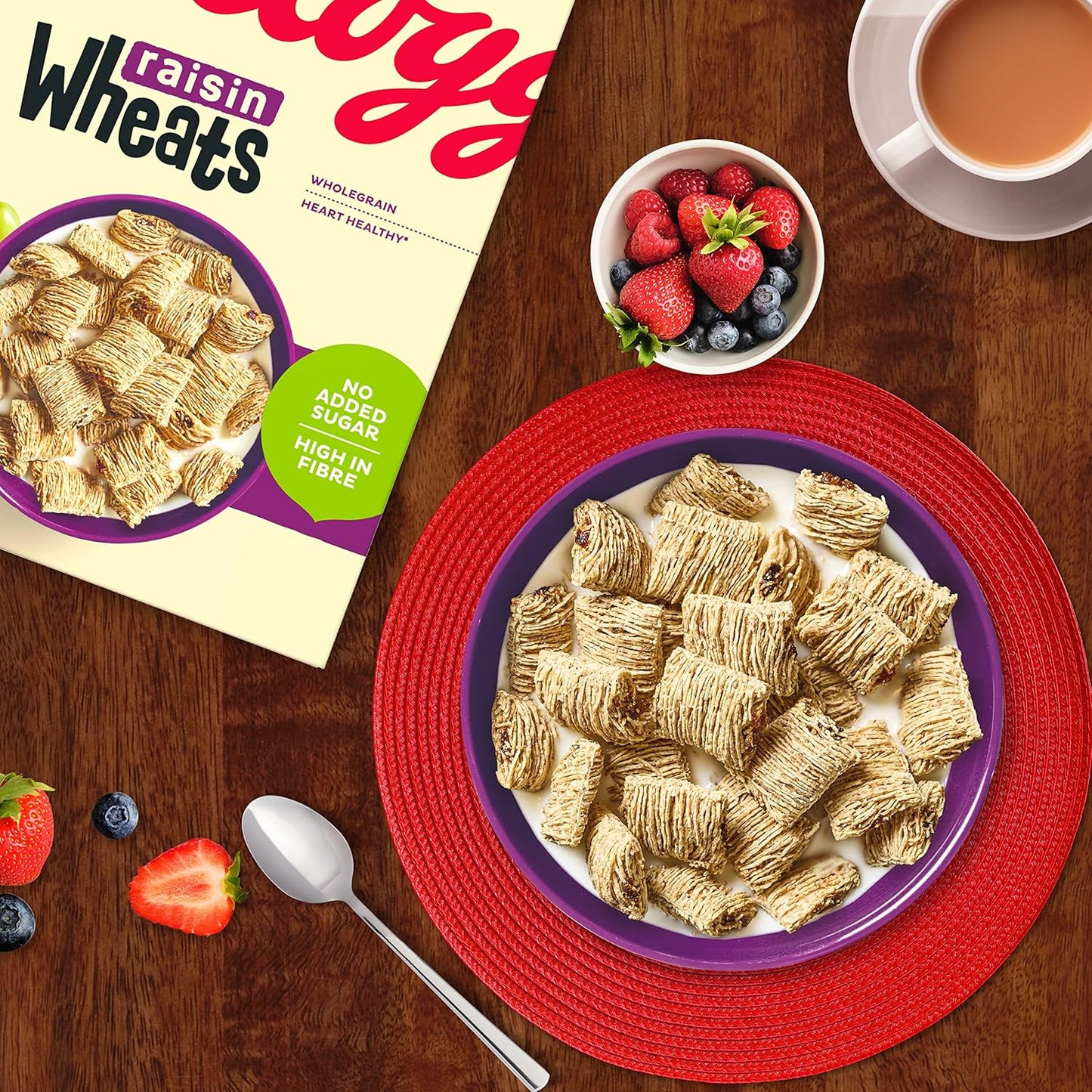 high fibre raisin breakfast cereal