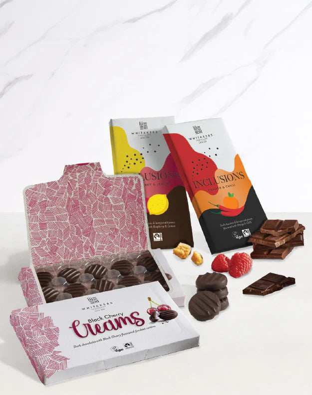 Whitakers Chocolate Lovers’ Bundle milk and dark chocolate trio