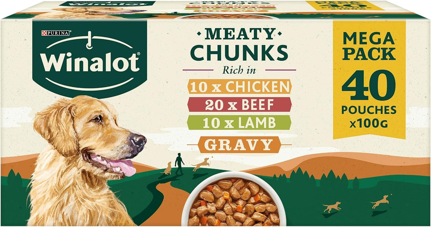 Nutritionally balanced WINALOT wet food for dogs