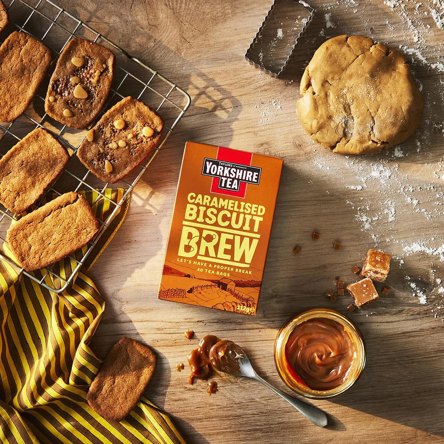 Rich black tea with natural caramelised biscuit flavour