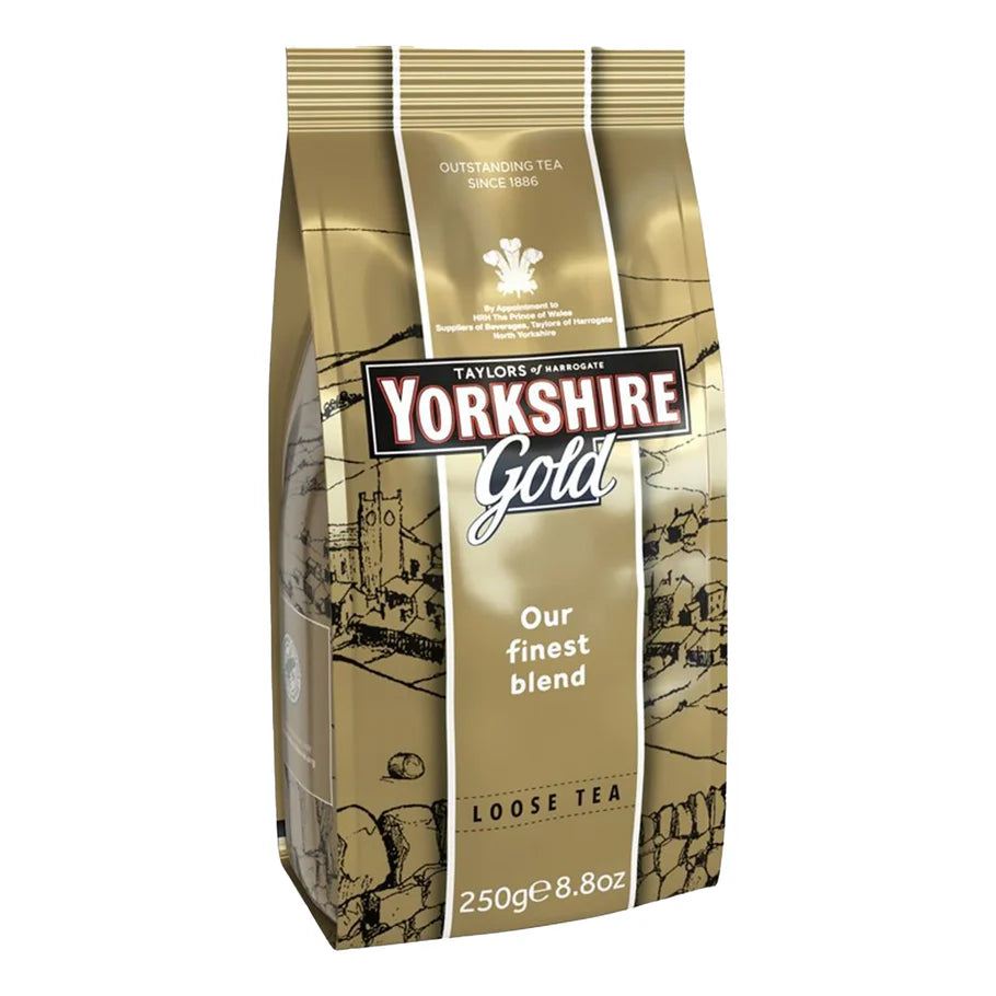 Fragrant and full-bodied Yorkshire Gold Loose Leaf Tea 250g
