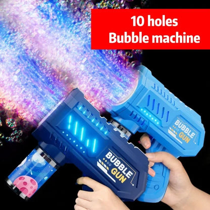 Automatic soap bubble blower for children