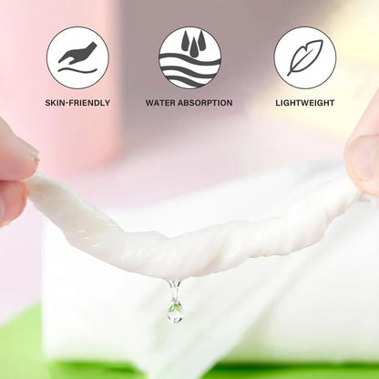 Mini compressed cotton towels for facial cleansing