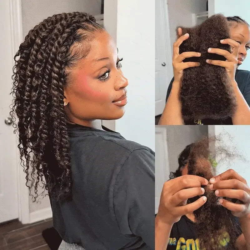 100 percent human Remy braiding hair extension pack