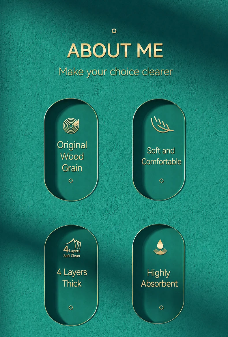 Household tissue with 100 pulls per pack