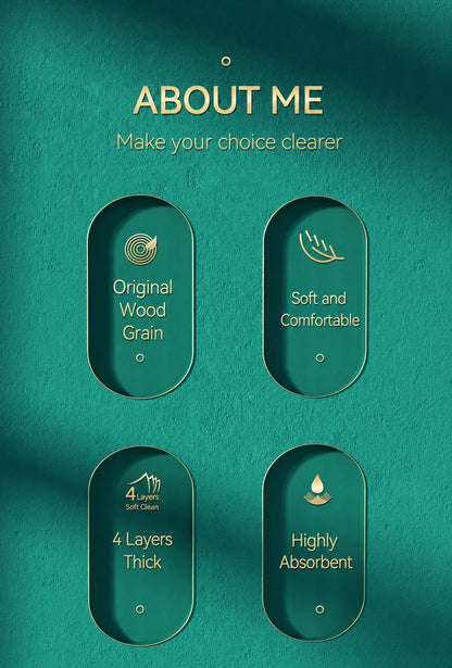 Household tissue with 100 pulls per pack