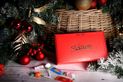 Vegan-friendly retro candy hamper including Love Hearts and Parma Violets