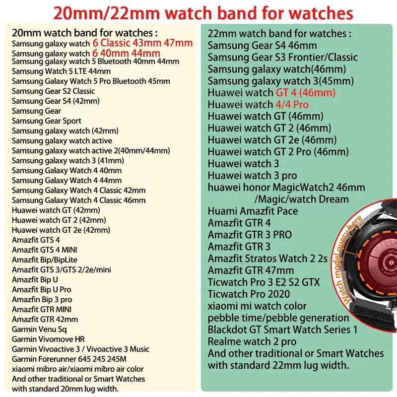 Adjustable breathable nylon smartwatch strap for daily use