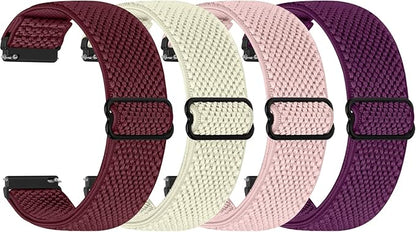 20mm nylon watch straps 4 pack with quick release pins