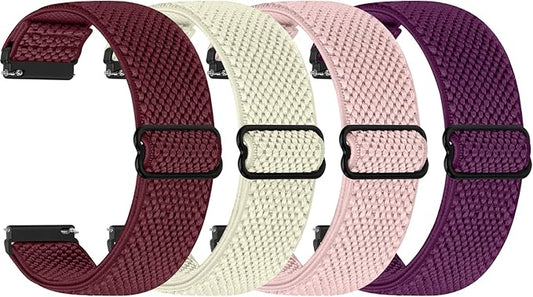 20mm nylon watch straps 4 pack with quick release pins