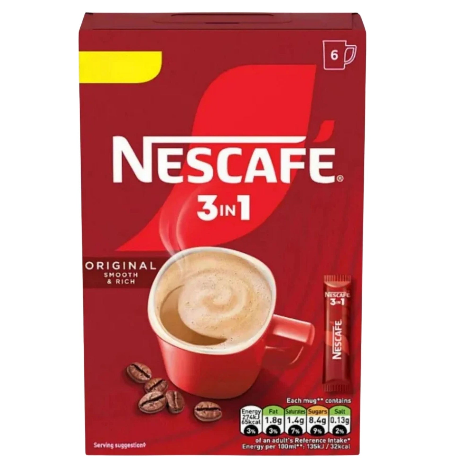 Instant original coffee sachets