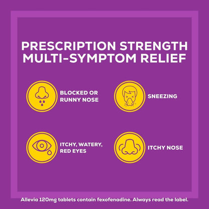 Fast-acting hayfever symptom relief