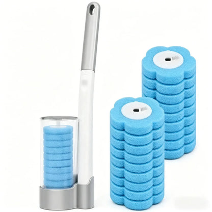 36 piece disposable toilet brush set