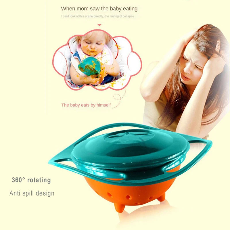 Spill proof snack bowl designed for toddlers and young children