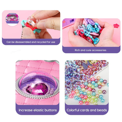 Kids creative jewelry box set for DIY projects
