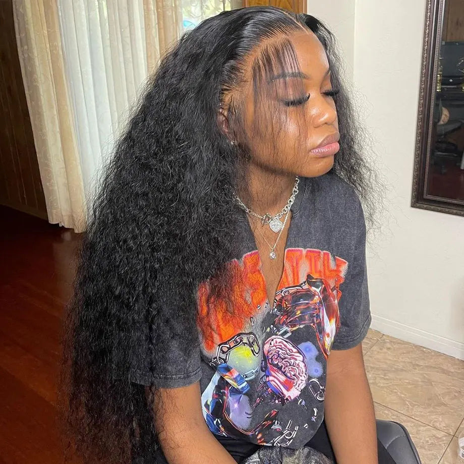 Premium HD lace wig with realistic hairline