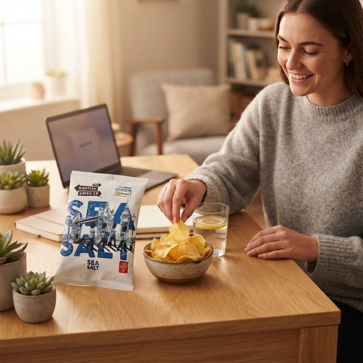 Vegan friendly British crisp packs