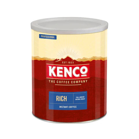 Serves 415 cups – Kenco 750g instant coffee tin