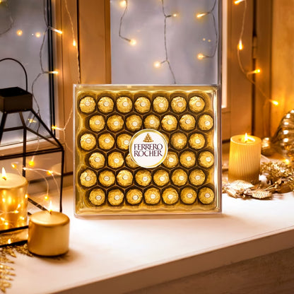 Finely chopped hazelnuts for extra texture in each praline