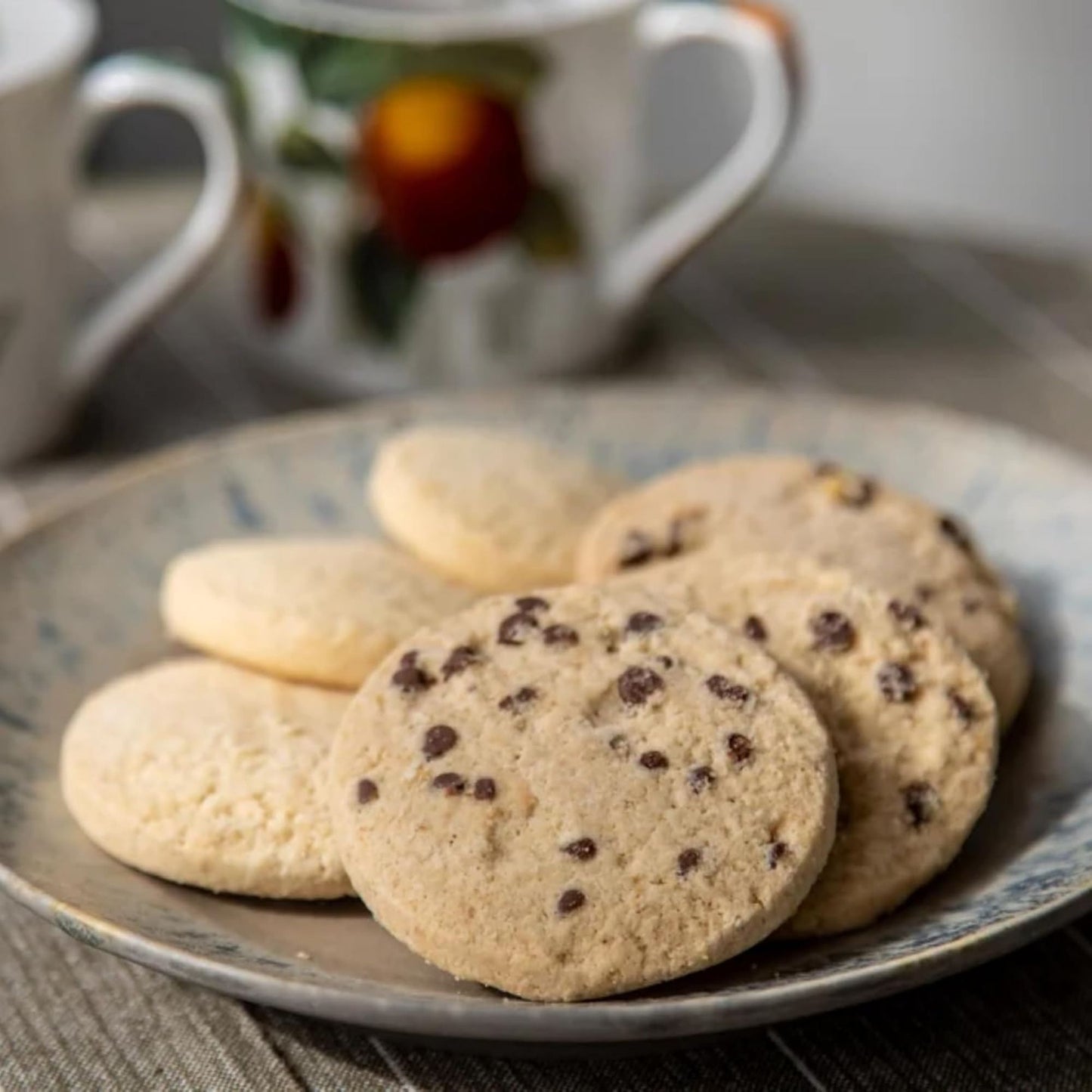 Vegan shortbread biscuits for tea time