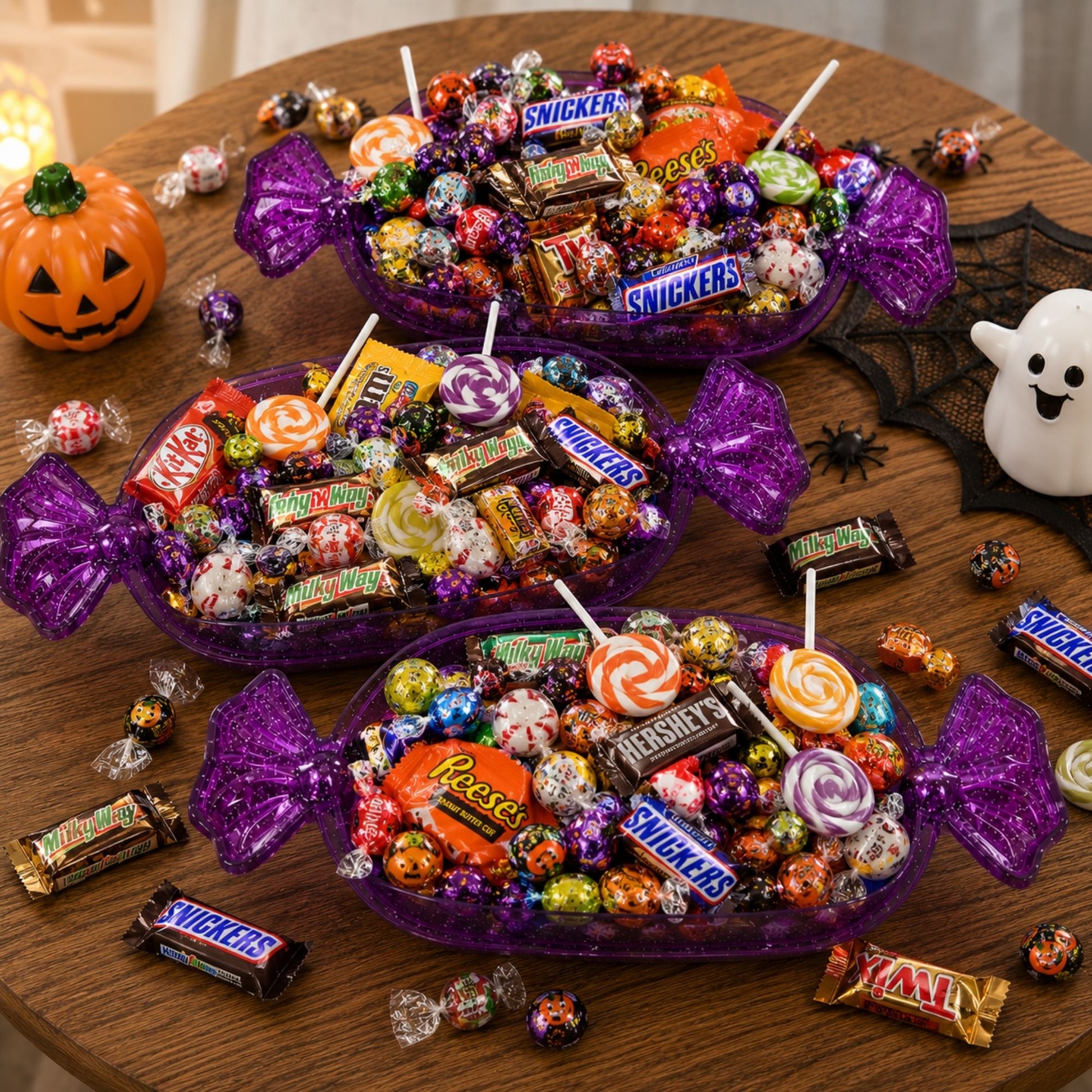 Sugar skull Halloween party plates