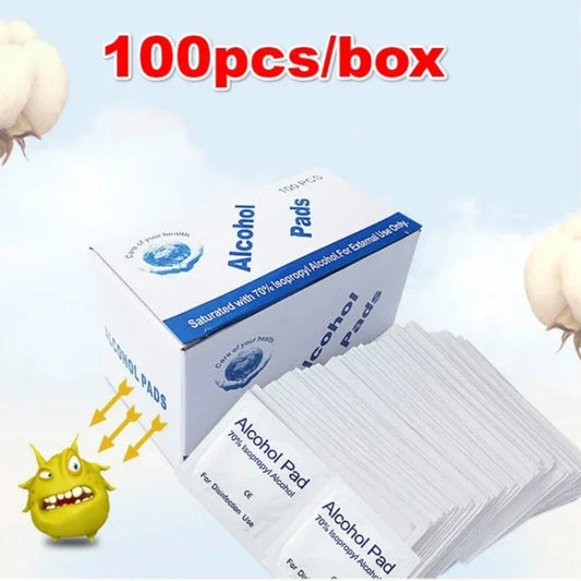 70% alcohol prep pads 100 pack