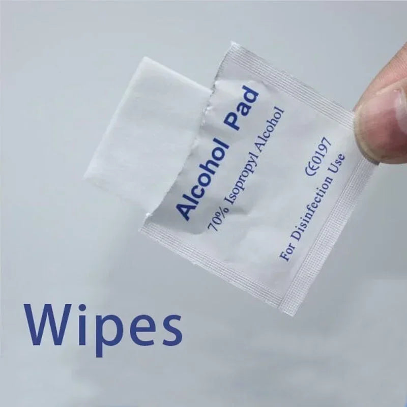 Alcohol wipes for compatible hard surfaces