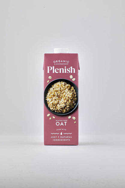 Plenish Organic Oat Milk – 1L (Pack of 8)