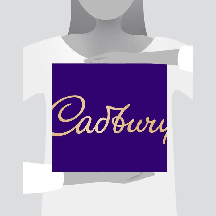 Cadbury Selection Box & White Wine Size