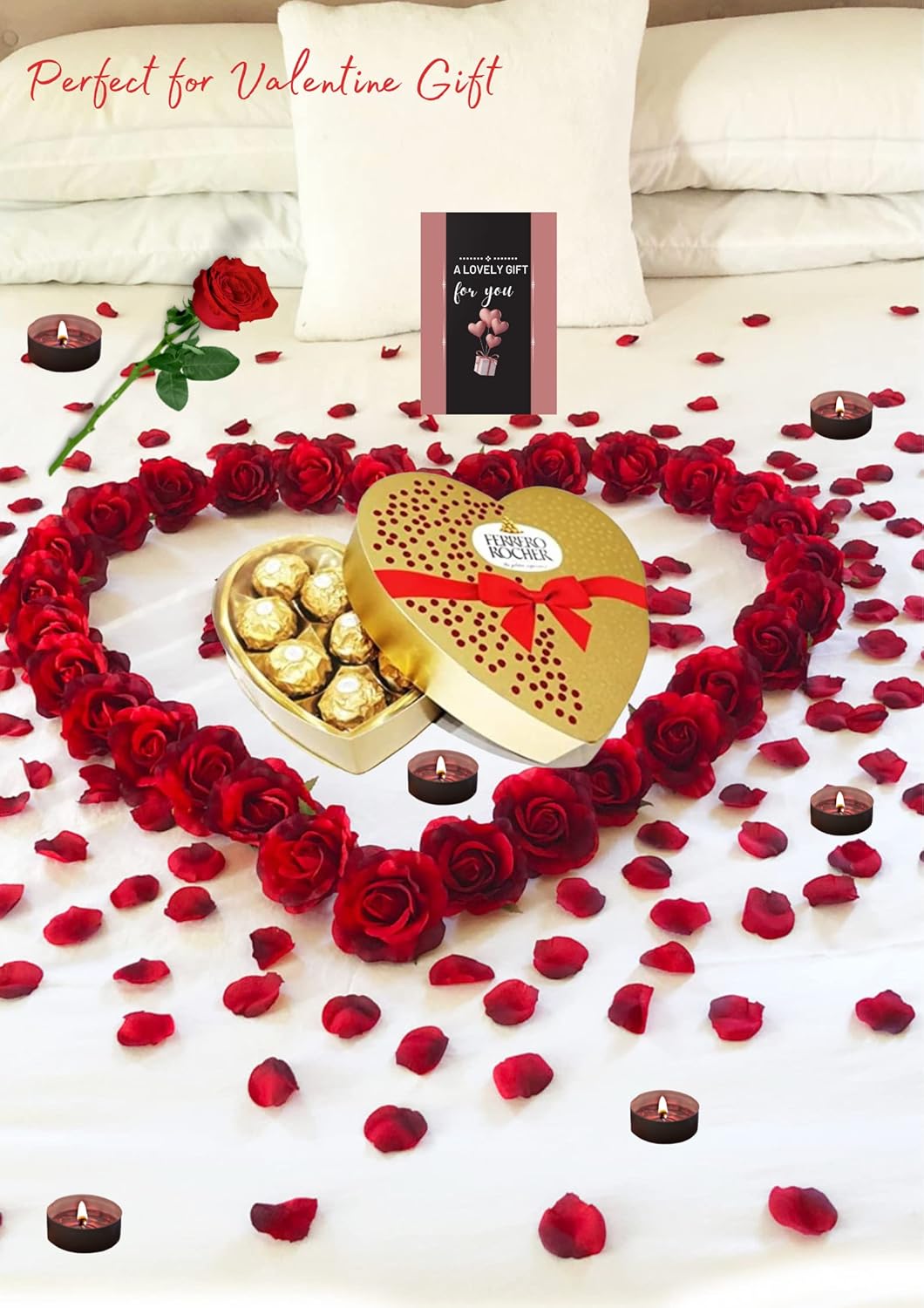Ferrero Rocher Heart Chocolate Gift Box & Cards 1