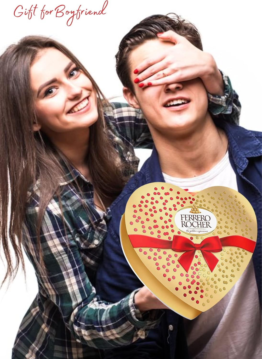 Ferrero Rocher Heart Chocolate Gift Box & Cards 6