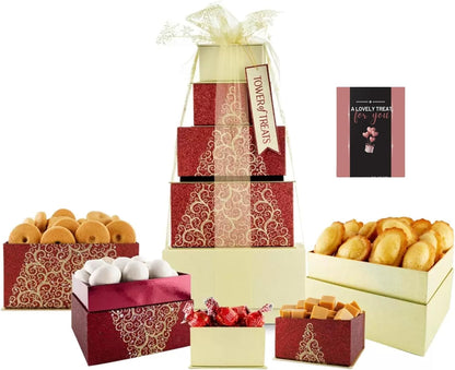Festive Tower Gift Sets Selection Box of Treats