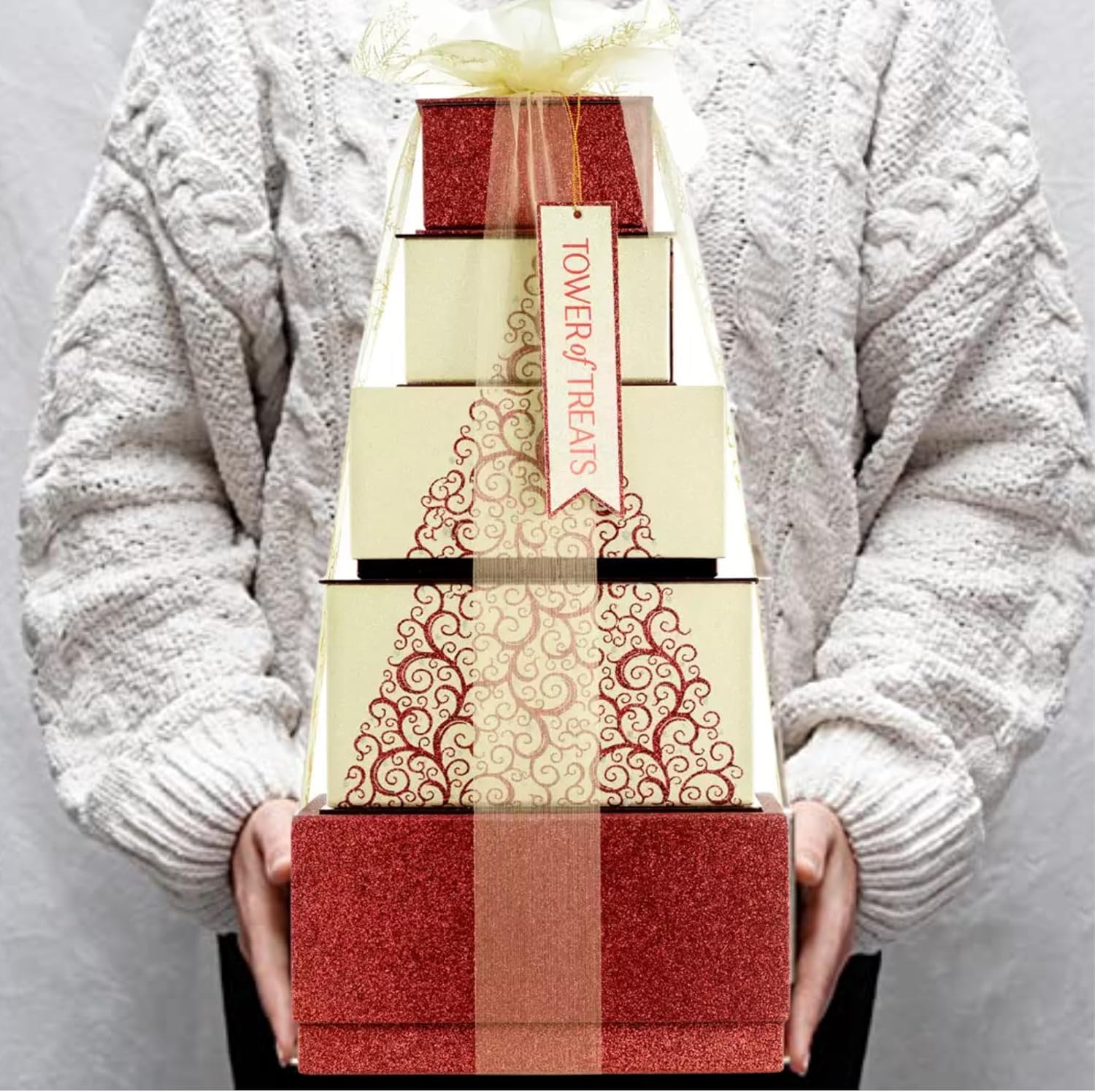 Festive Tower Gift Sets Selection Box of Treats 1