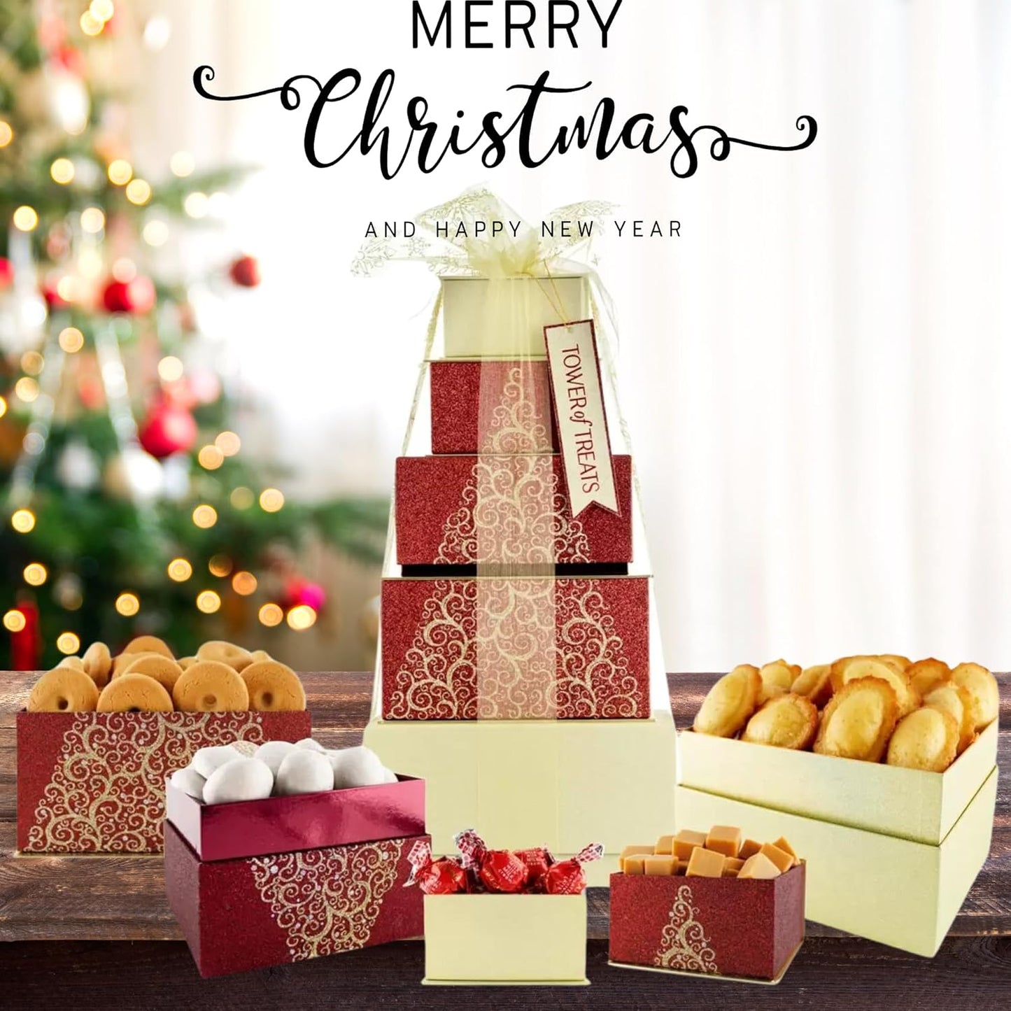 Festive Tower Gift Sets Selection Box of Treats 2