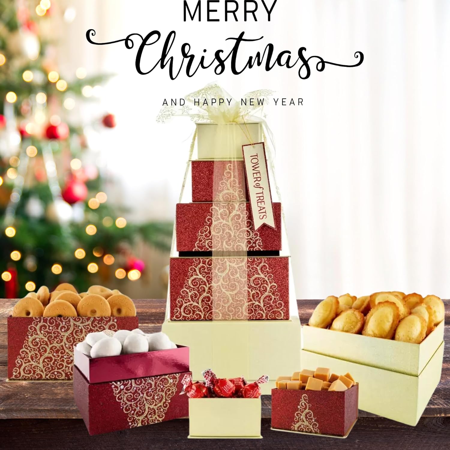 Festive Tower Gift Sets Selection Box of Treats 2