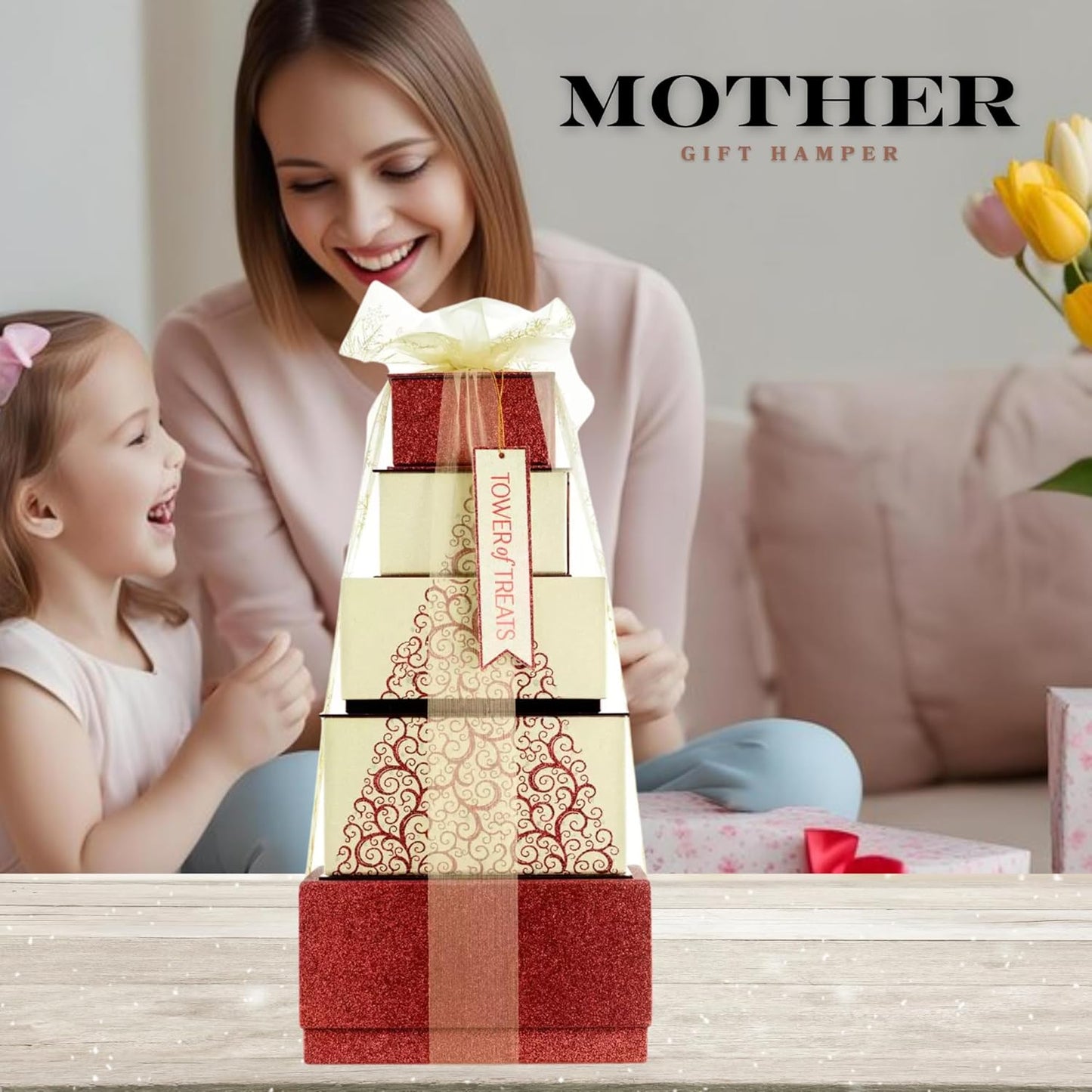 Festive Tower Gift Sets Selection Box of Treats 5