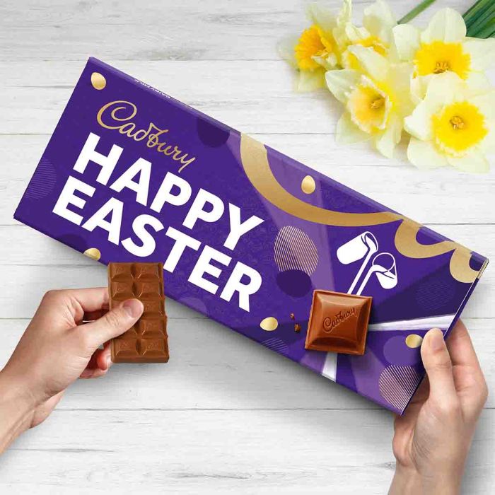Cadbury 850g Dairy Milk chocolate bar for Easter celebrations