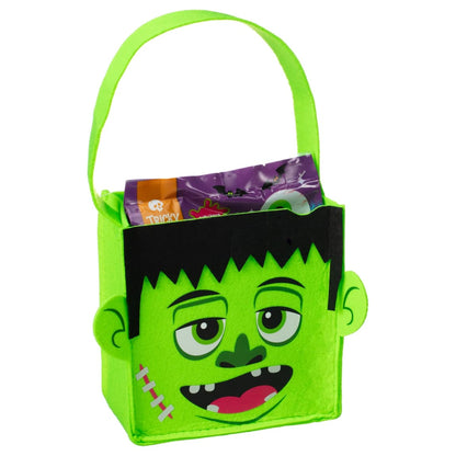 Halloween Gummy Felt Bag 180g with Frankenstein design
