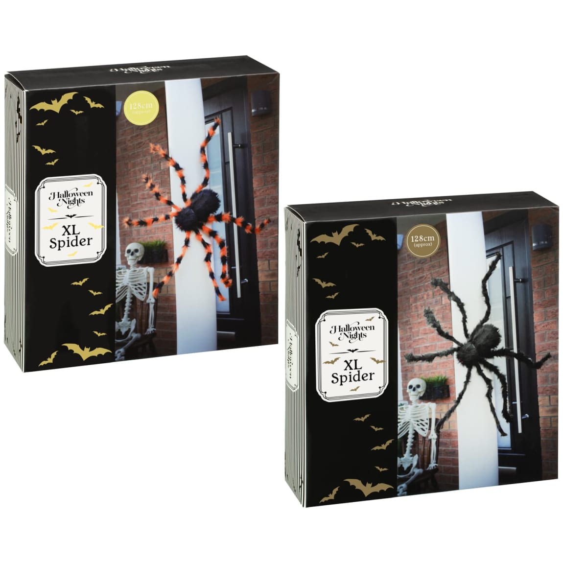 Halloween Nights XL Spider 128cm red and black for indoor decor