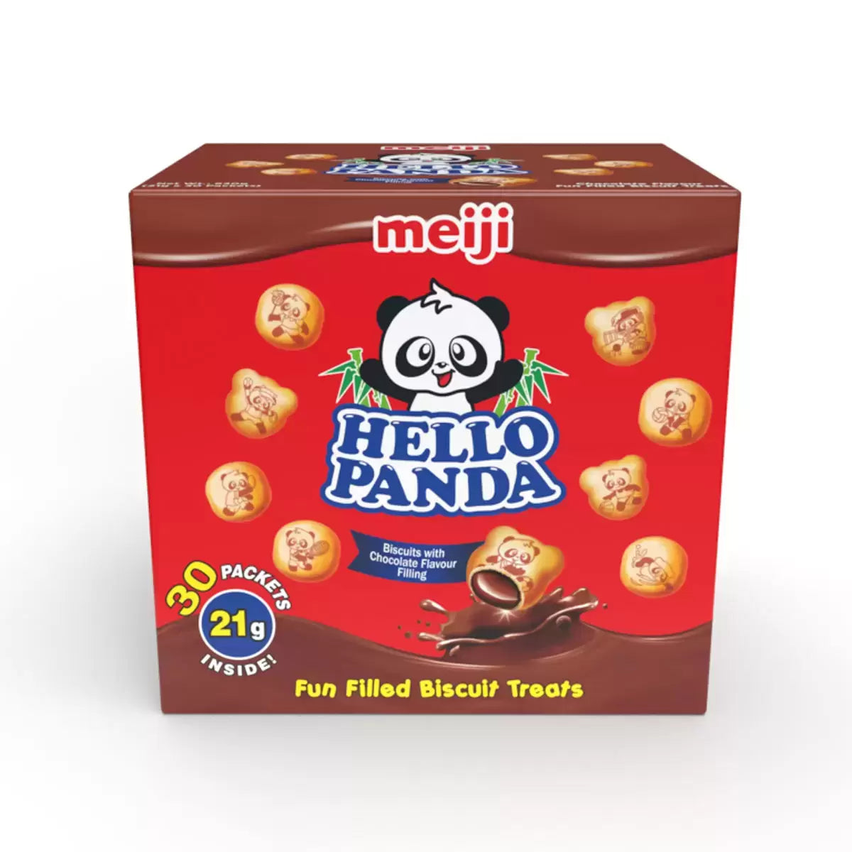 Hello Panda Chocolate Filled Biscuits, 30 x 21g 1