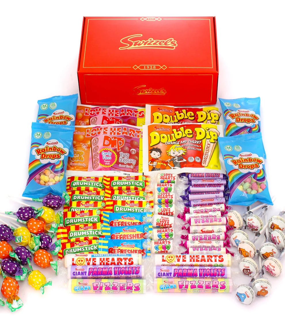 Ultimate Vegan Indulgence Gift Box – 1kg Retro Candy Hamper