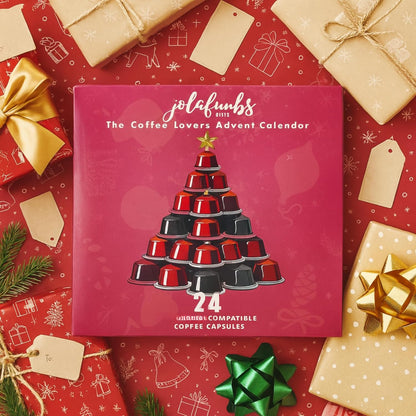 JOLAFUNBS Advent Calendar 2025 featuring 24 unique coffee flavours