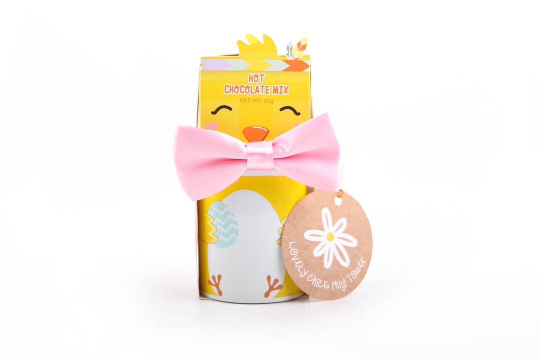 Jolafunbs Hot Chocolate Gift Set with Ceramic Chick Mug