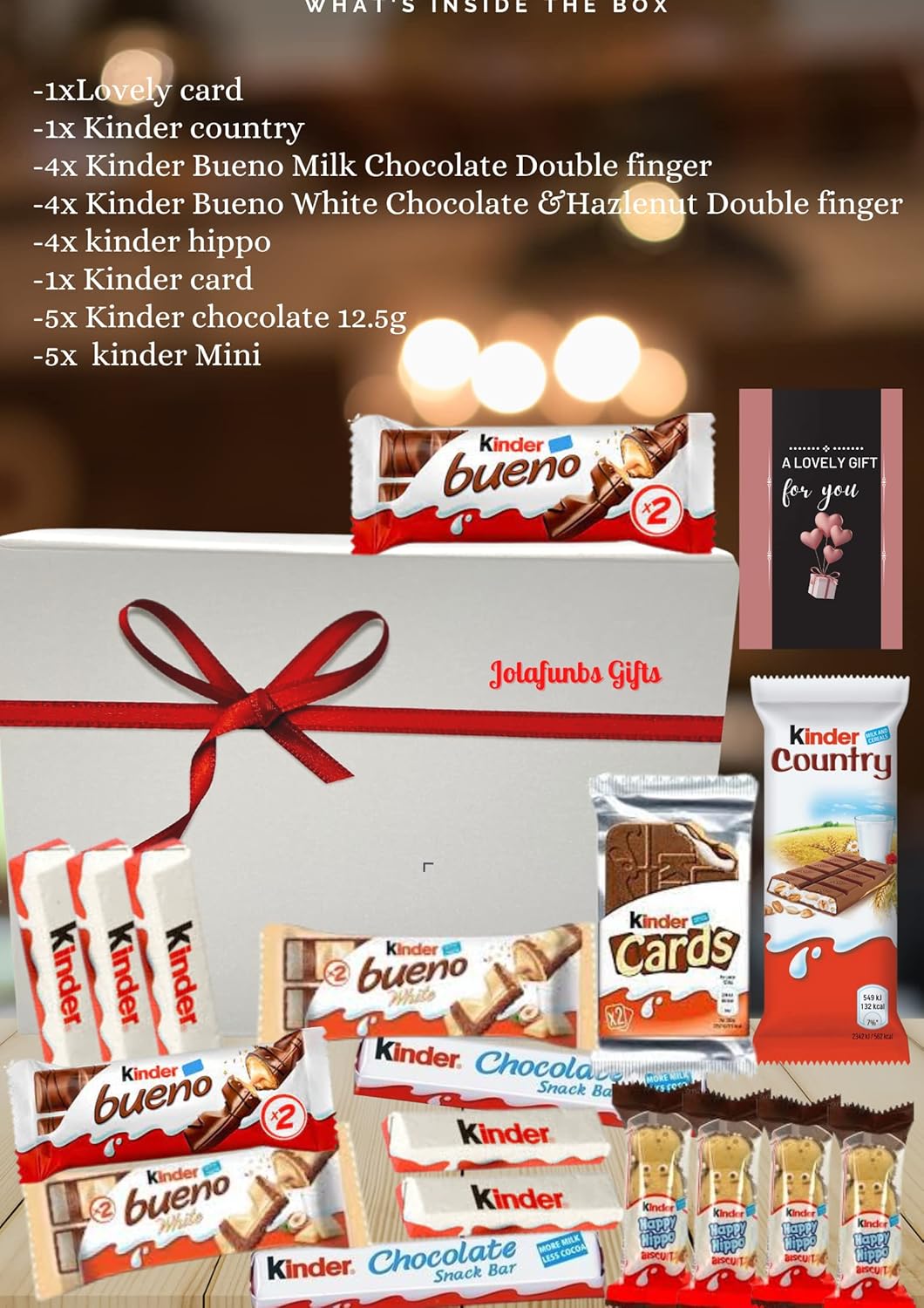 Kinder Bueno Hamper Chocolate Box 
