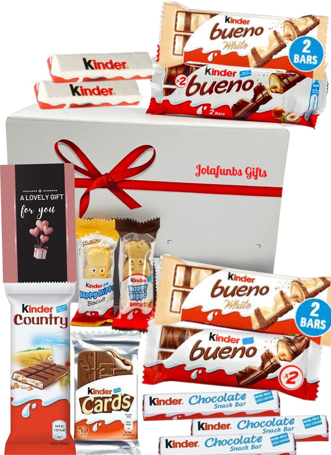 Kinder Bueno Hamper Chocolate Box Include Cards