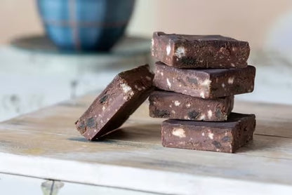 50g gluten free chocolate tiffin perfect for on-the-go snacking