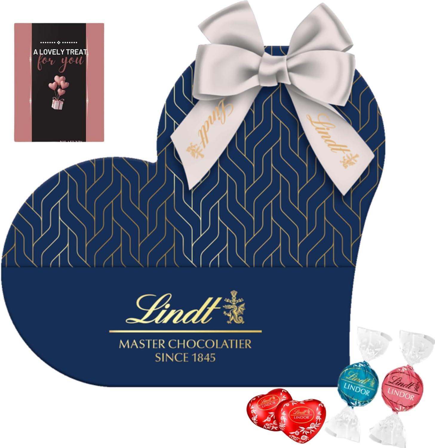Lindt Assorted Chocolate Truffles Heart Box
